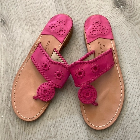 Jack Rogers flat sandals fuchsia size 8 m Summer vacation - Picture 2 of 10